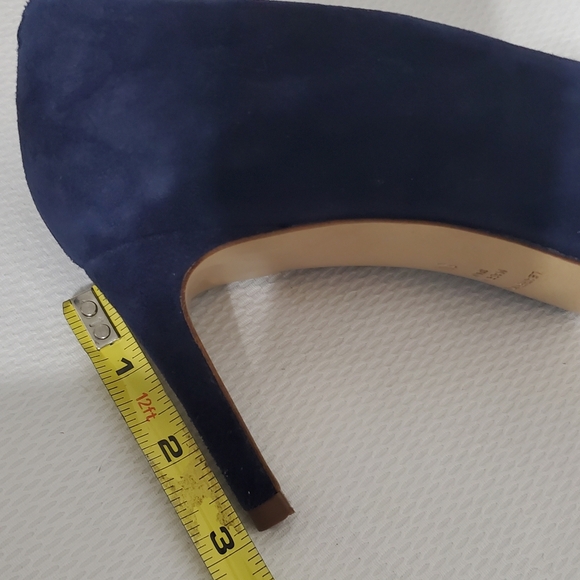INEZ Lola Navy Nappa Suede Pump Size 8 - Picture 9 of 9